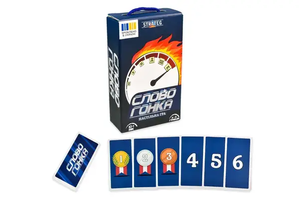 Настільна гра 30824 "Словогонка" STRATEG купити недорого в Україні, фото 2