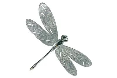 Новорічна іграшка Бабка (срібло) 14.5х8.5х10 см купити