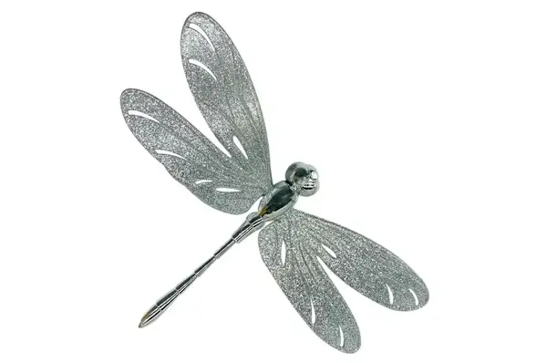 Новорічна іграшка Бабка (срібло) 14.5х8.5х10 см купити