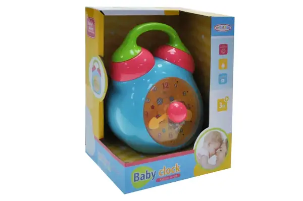 Брязкальце TG8413 "Годинник" в коробці р.16x9,5x12 см YG Toys купити