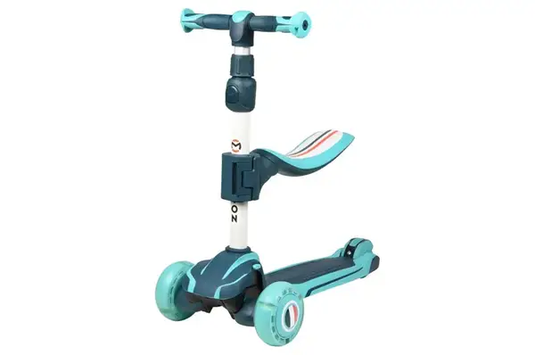 Самокат-толокар Flex blue-green 2в1, триколісний Maraton купити