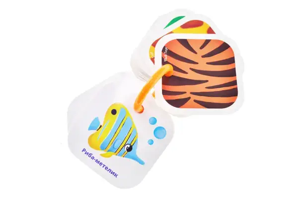 Картки на кільці "Кольори. Тварини" VT2000-01 VladiToys купити недорого в Україні, фото 2