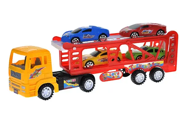 Автовоз інерційний з 4 машинками, в ковпаку RJ6613 р.34.5*9,3*13см купити недорого в Україні, фото 3