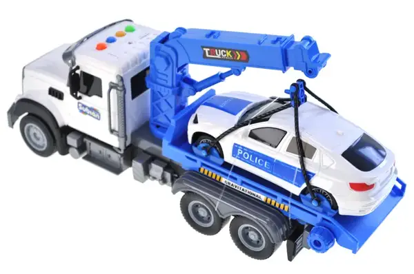 Евакуатор інерційний S977-28A, озвучений, зі світлом, в коробці р.38,5x13x20,5см YG Toys купити недорого в Україні, фото 4