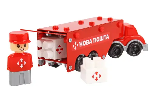 Конструктор металевий 1416 "Нова Пошта" 135 дет. ТЕХНОК купити недорого в Україні, фото 3