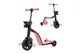 Самокат дитячий 3-х колісний SC823 2 в 1- велобіг та самокат, колеса EVA, рожевий купити недорого в Україні, фото 59360