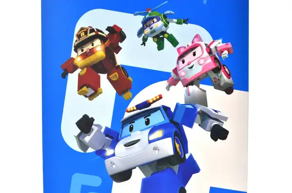 Пакет паперовий M QB004-108 "Робокар Полі" р.27x33x11 см qbee купити недорого в Україні, фото 3