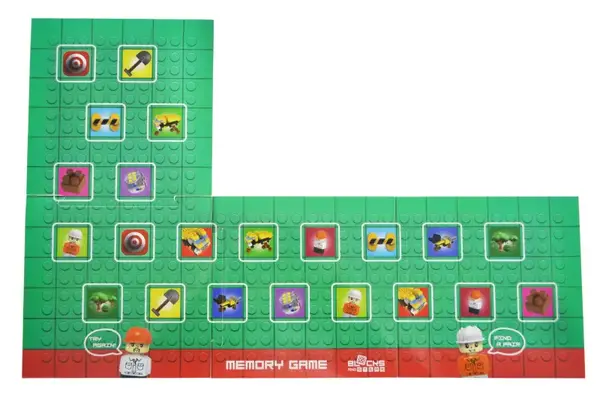 Конструктор блочний QB300-204 "Block&Steps: Мегабудівельник" + ходилка і меморі гра 3в1, 125дет. qbee купити недорого в Україні, фото 8