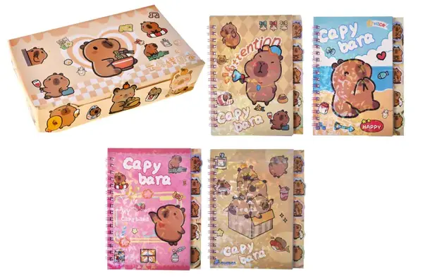 Блокнот дитячий з наліпками "Капібара" МК 142 купити
