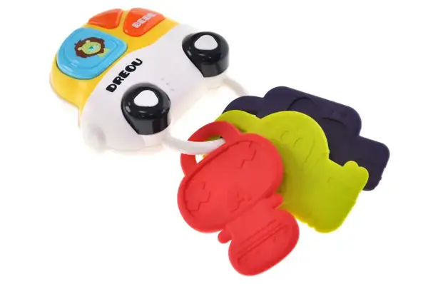 Брязкальце 503-21 з ключками, з музикою, зі світлом, в коробці р.20,7x15x6,3 см YG Toys купити недорого в Україні, фото 4