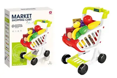 Візок супермаркет 922-156 з набором, озвучений, зі світлом, в коробці р.49x38x10 см YG Toys купити