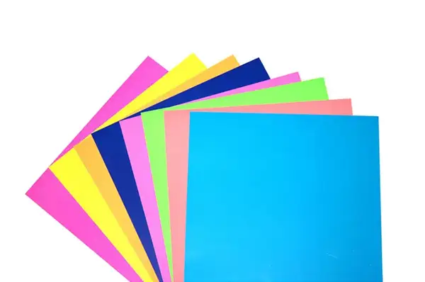 Набір кольорового картону "Флуоресцентний" А4 8 арк. АП-1114 купити недорого в Україні, фото 3