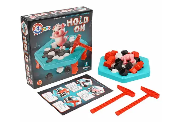 Настільна гра 1324 "Тримайся малюк Поросятко" балансир ТЕХНОК купити недорого в Україні, фото 3
