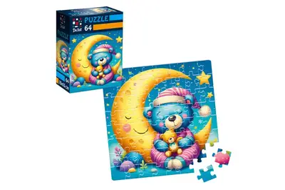 Пазли De.tail. Сонне ведмежа. 64 деталі DT1234-05 (укр) Vladi Toys купити