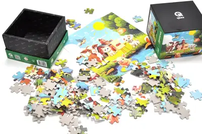 Пазли - 160 елм. - QB500-003 "Тваринки приятелі" qbee купити