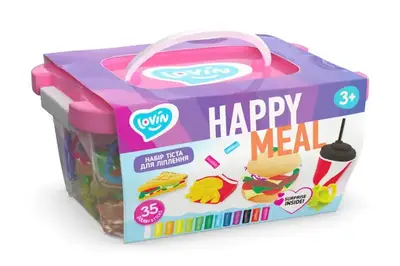 Набір для ліплення з тістом 41137 "Happy meal" LOVIN купити