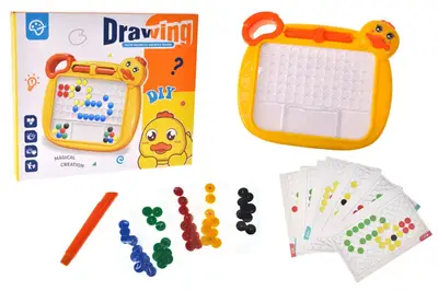 Мозаїка-магнітна 2337 "Курча" дощечка, паличка, коробка 20.4x4x21 см купити