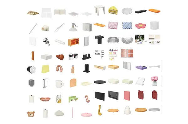 Конструктор-румбокс 8006 MINI HOUSE серії "Інтер'єр" – ВІТАЛЬНЯ (світло) купити недорого в Україні, фото 7