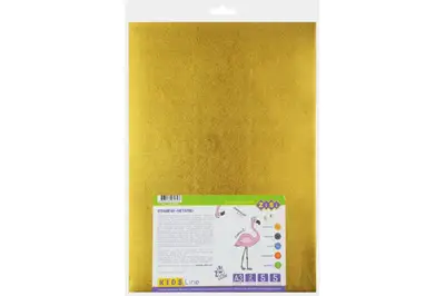 Фоаміран кольорьовий ZiBi металіз., А3, 5 л. - 5 кольорів 2мм, KIDS Line купити