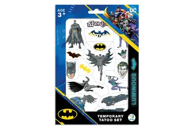 Набір дитячих тимчасових татуювань "BATMAN" Герої 200548 DoDo купити