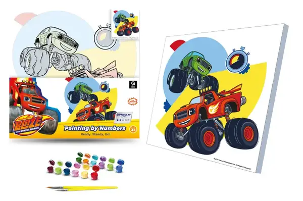Набір для розпису по номерах 30х30 см QB913-002 "Блиск: На старт, увага, руш!" qbee купити