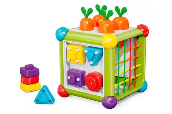 Куб логіка XQS2070A "Мультикуб 6в1" р.15x16x20 см YG Toys купити