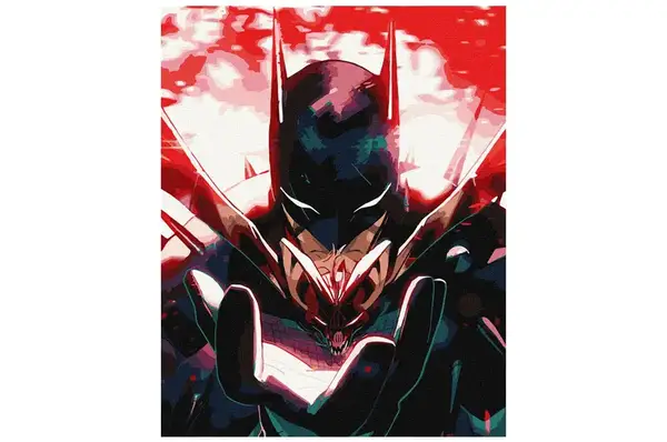 Набір для розпису по номерах 40x50 см KHO8718 "Batman: Темний Лицар" з фарбами металік Ideyka купити