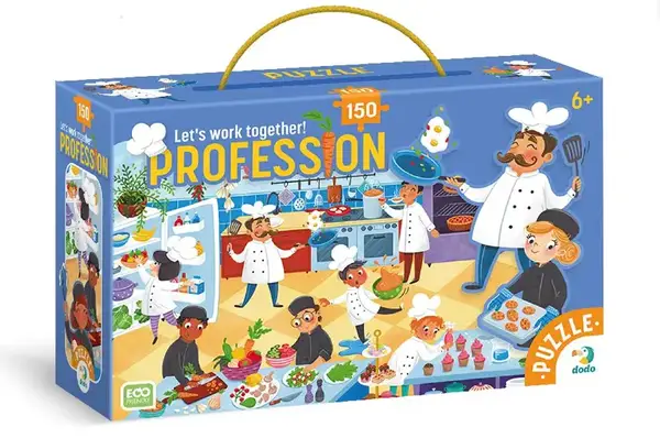 Пазли - 150 елм. - "Професії: Повар" 300620 DoDo купити