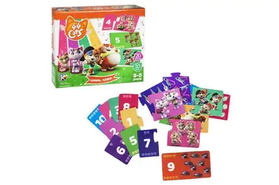 Гра розвиваюча '44 Коти. Цифри. Рахунок VT5202-15 Vladi Toys купити