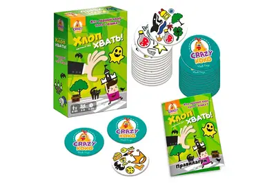 Настільна гра "Crazy Koko. Хлоп! Хвать!" VT8077-05 VladiToys купити