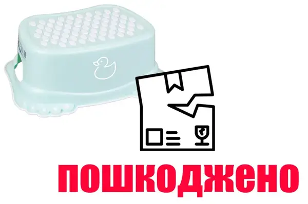 OUTLET Підставка для ніг Каченя (салатова) DK-006-131 TEGA купити