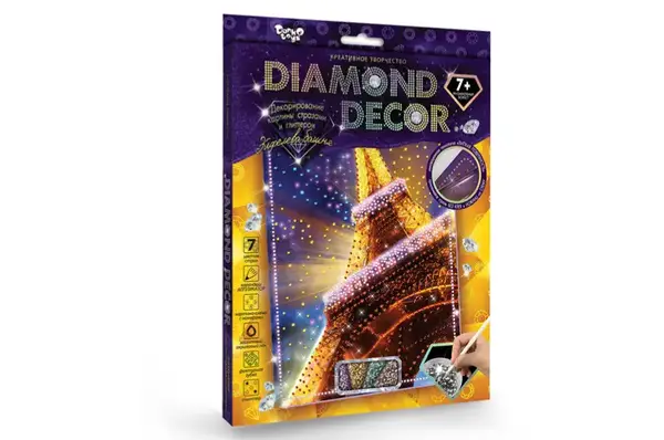 Набір для творчості DD-01-01,02..07,09,10,11 "DIAMOND DECOR" DANKO купити недорого в Україні, фото 4