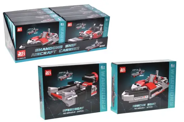 Конструктор 88045 "Морська техніка" в дисплеї 8 шт. р.19x4,3x14,2 см YG Toys купити