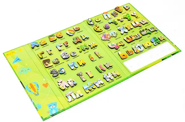 Алфавіт на липучках Puz-26919 р.30х22х2см PuzzleOk купити недорого в Україні, фото 5