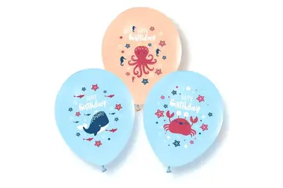 Повітряні кульки 'Підводний світ' асорті ТМ 'Твоя Забава' 50шт купити