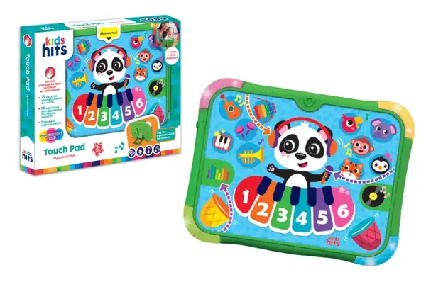Планшет Kids Hits KH02/003 "Панда-музика" на батар. укр мова навчання, в короб. р. 25*27*4 см купити