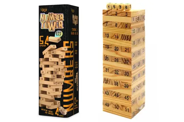Настільна гра NT-01U "NUMBER TOWER" DANKO купити