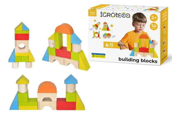Будівельні блоки 14 елементів 900453 IGROTECO купити недорого в Україні, фото 2