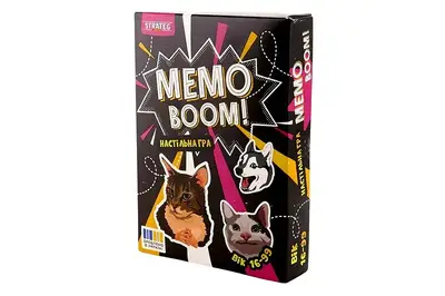 Настільна гра 30677 MEMO BOOM! українською мовою Strateg купити