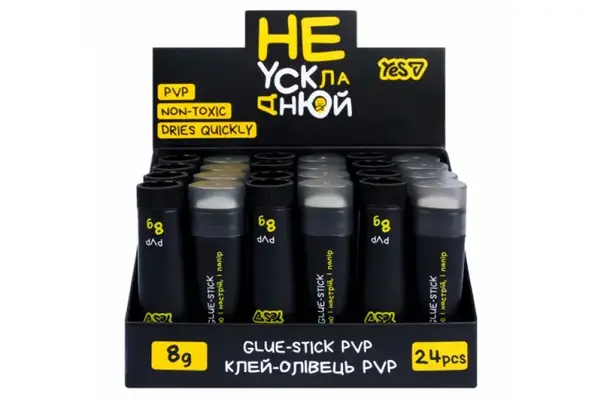 Клей-олівець 320308 8г PVP трикутний "Не ускладнюй!" Yes купити недорого в Україні, фото 3