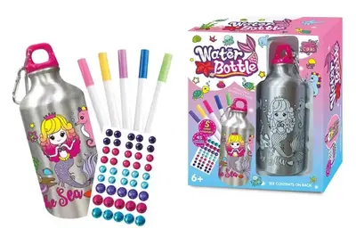 Набір для творчості"Розфарбуй пляшку: Русалка" в коробці JX20420-1 купити