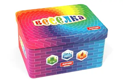 Настільна гра "Веселка" в жерстяній банці ARTOS купити