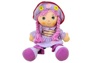 Лялька м"яка музична (рос), 2 види, в кульку R2016C р.40*24см. купити