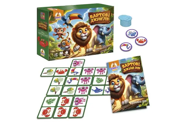 Настільна розважальна гра "Вартові джунглів" VT8055-47 VladiToys купити