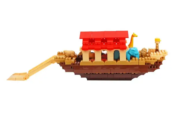 Конструктор блочний 1348 “Ноїв ковчег” 190 дет. в коробці ТЕХНОК купити недорого в Україні, фото 7