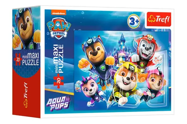 Пазли - 20 елм. - 21144/45/46/47 "Щенячий патруль. Щасливі собаки" Trefl купити недорого в Україні, фото 5