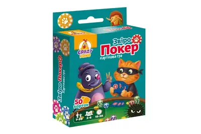 Гра настільна розважальна VT5904-01 "Звіро покер" Vladi Toys купити