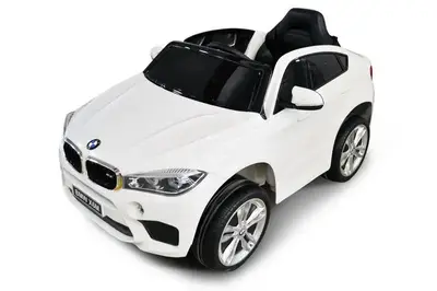Електромобіль Kidsauto BMW X6 M чорний JJ2199 2*6V7AH 2X35W з радіокеруванням 2,4G, з функцією MP3, гніздом для картки USB/TF купити