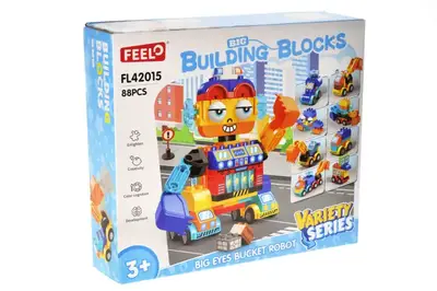 Конструктор FL42015 "Робот" 88 дет. р.30x8x26 см YG Toys купити