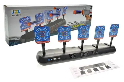 Тир на батарейках в коробці 3799 р.41,5*5,5*11,5см купити